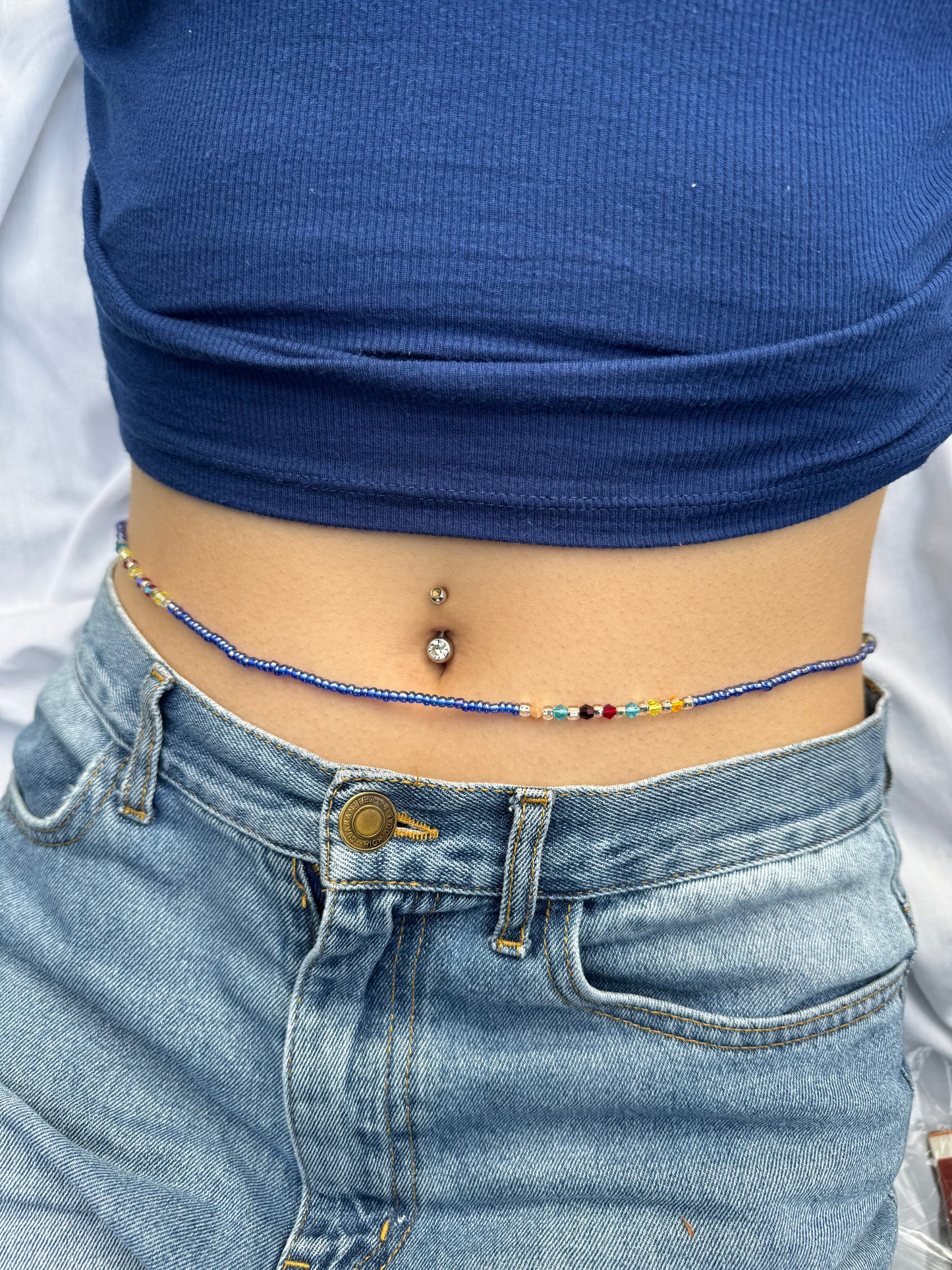 Waist Bead - Simply Deep Blue