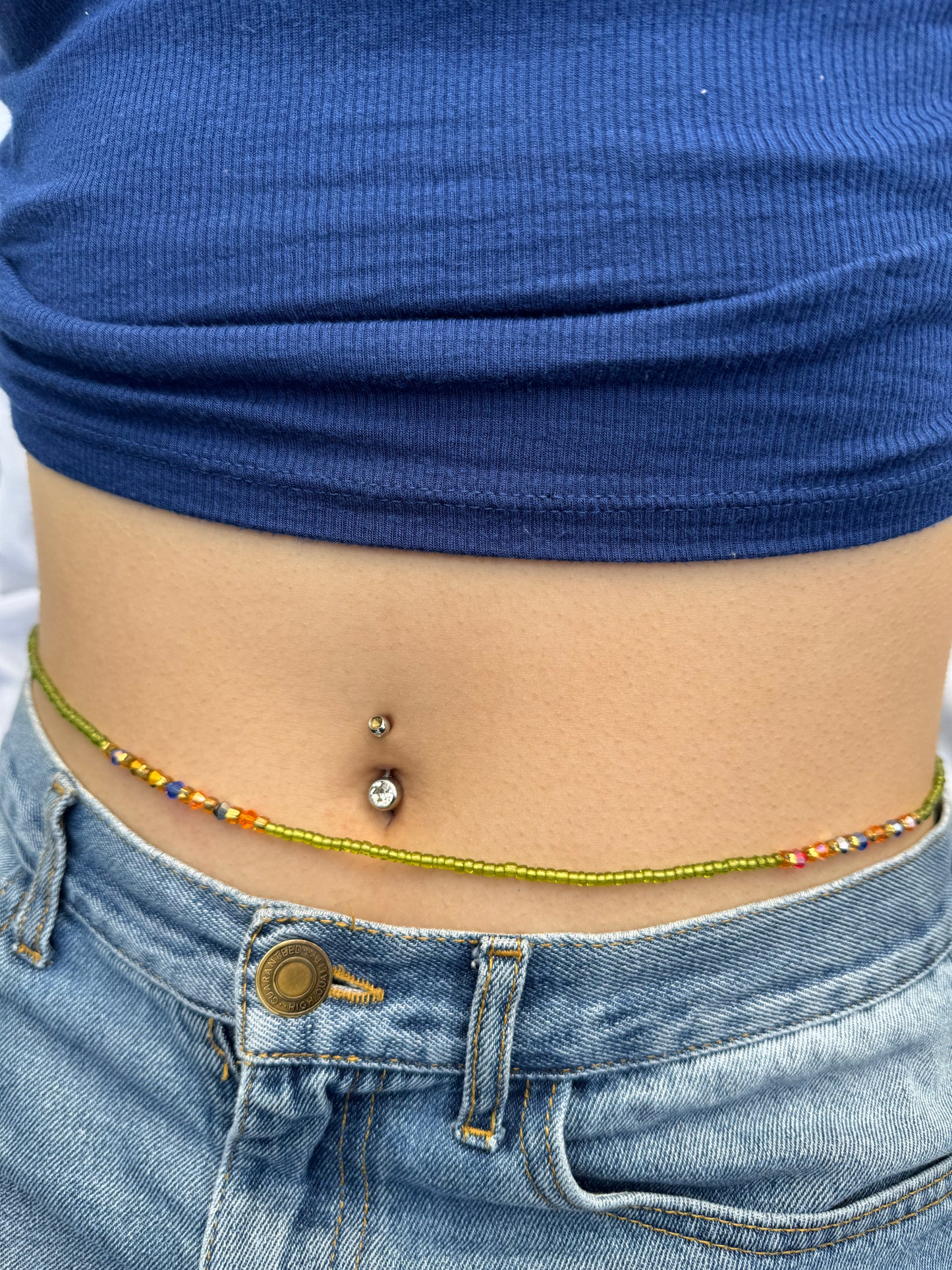 Waist Bead - Simply Green