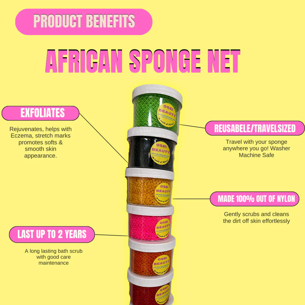 African Sponge Net - Imported from GHANA 🇬🇭